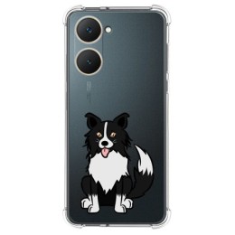 Funda Silicona Antigolpes para Vivo Y03 / Y28s 5G diseño Perros 01 Dibujos