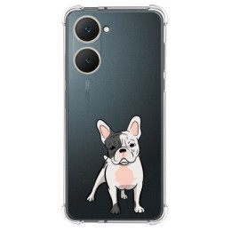 Funda Silicona Antigolpes para Vivo Y03 / Y28s 5G diseño Perros 06 Dibujos