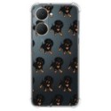 Funda Silicona Antigolpes para Vivo Y03 / Y28s 5G diseño Perros 10 Dibujos