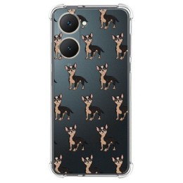 Funda Silicona Antigolpes para Vivo Y03 / Y28s 5G diseño Perros 11 Dibujos