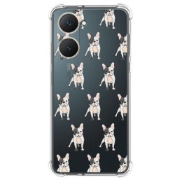 Funda Silicona Antigolpes para Vivo Y03 / Y28s 5G diseño Perros 12 Dibujos
