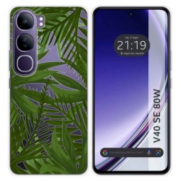 Funda Silicona Transparente para Vivo V40 SE 5G 80W diseño Jungla Dibujos