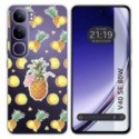 Funda Silicona Transparente para Vivo V40 SE 5G 80W diseño Piña Dibujos