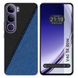 Funda Silicona para Vivo V40 SE 5G 80W diseño Cuero 02 Dibujos