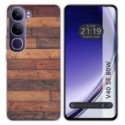 Funda Silicona para Vivo V40 SE 5G 80W diseño Madera 03 Dibujos