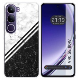 Funda Silicona para Vivo V40 SE 5G 80W diseño Mármol 01 Dibujos