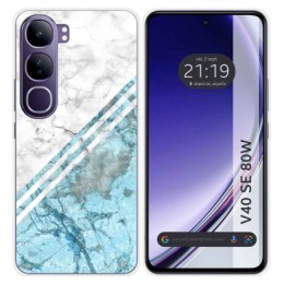 Funda Silicona para Vivo V40 SE 5G 80W diseño Mármol 02 Dibujos