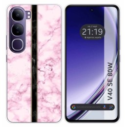 Funda Silicona para Vivo V40 SE 5G 80W diseño Mármol 04 Dibujos