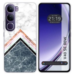 Funda Silicona para Vivo V40 SE 5G 80W diseño Mármol 05 Dibujos