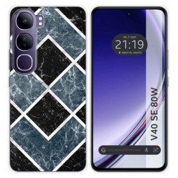 Funda Silicona para Vivo V40 SE 5G 80W diseño Mármol 06 Dibujos