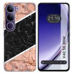 Funda Silicona para Vivo V40 SE 5G 80W diseño Mármol 07 Dibujos