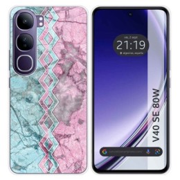 Funda Silicona para Vivo V40 SE 5G 80W diseño Mármol 08 Dibujos