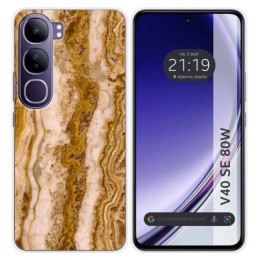 Funda Silicona para Vivo V40 SE 5G 80W diseño Mármol 10 Dibujos