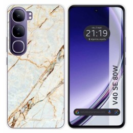 Funda Silicona para Vivo V40 SE 5G 80W diseño Mármol 13 Dibujos