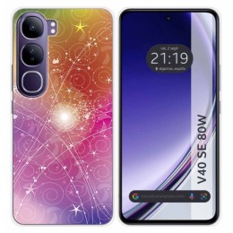 Funda Silicona para Vivo V40 SE 5G 80W diseño Abstracto Dibujos