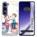Funda Silicona para Vivo V40 SE 5G 80W diseño Café Dibujos