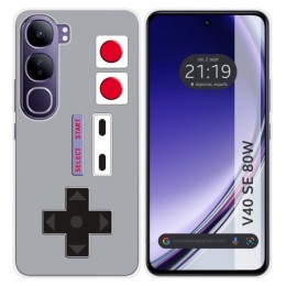 Funda Silicona para Vivo V40 SE 5G 80W diseño Consola Dibujos