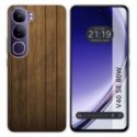 Funda Silicona para Vivo V40 SE 5G 80W diseño Madera Dibujos