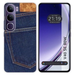 Funda Silicona para Vivo V40 SE 5G 80W diseño Vaquero Dibujos