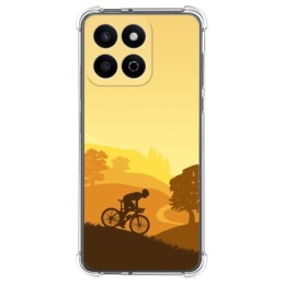 Funda Silicona Antigolpes para Huawei Honor 200 Smart 5G diseño Ciclista Dibujos