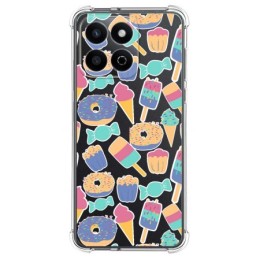Funda Silicona Antigolpes para Huawei Honor 200 Smart 5G diseño Dulces 02 Dibujos