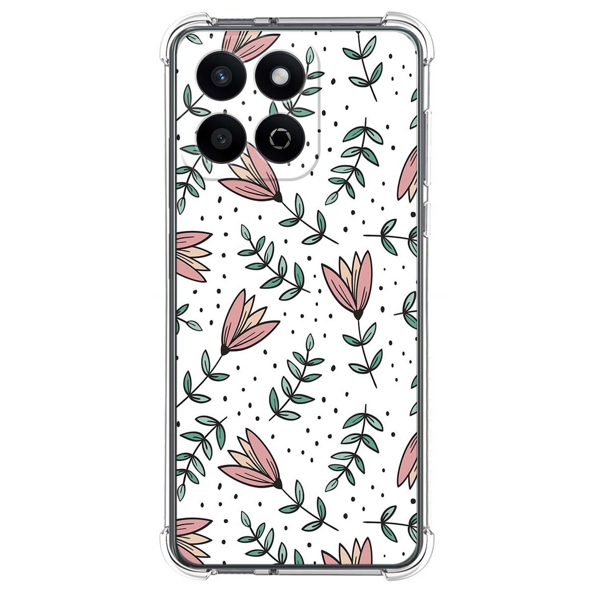 Funda Silicona Antigolpes para Huawei Honor 200 Smart 5G diseño Flores 01 Dibujos