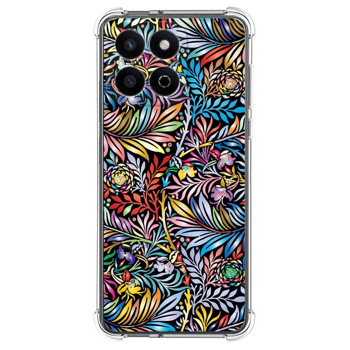 Funda Silicona Antigolpes para Huawei Honor 200 Smart 5G diseño Flores 04 Dibujos