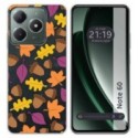 Funda Silicona Transparente para Realme Note 60 diseño Otoño Dibujos