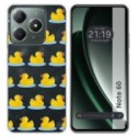 Funda Silicona Transparente para Realme Note 60 diseño Pato Dibujos