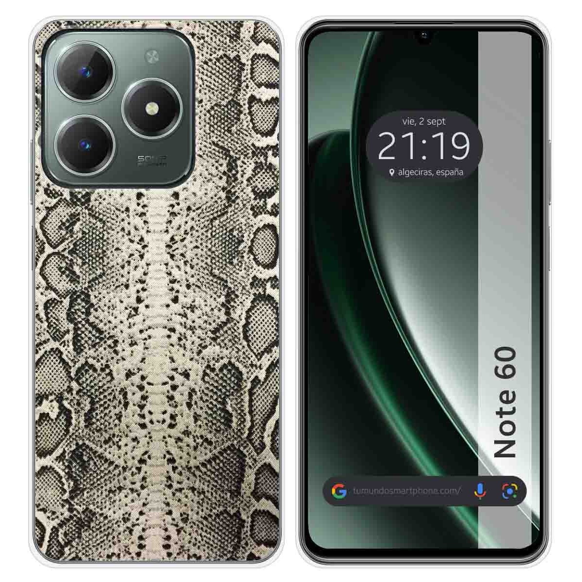 Funda Silicona para Realme Note 60 diseño Animal 01 Dibujos