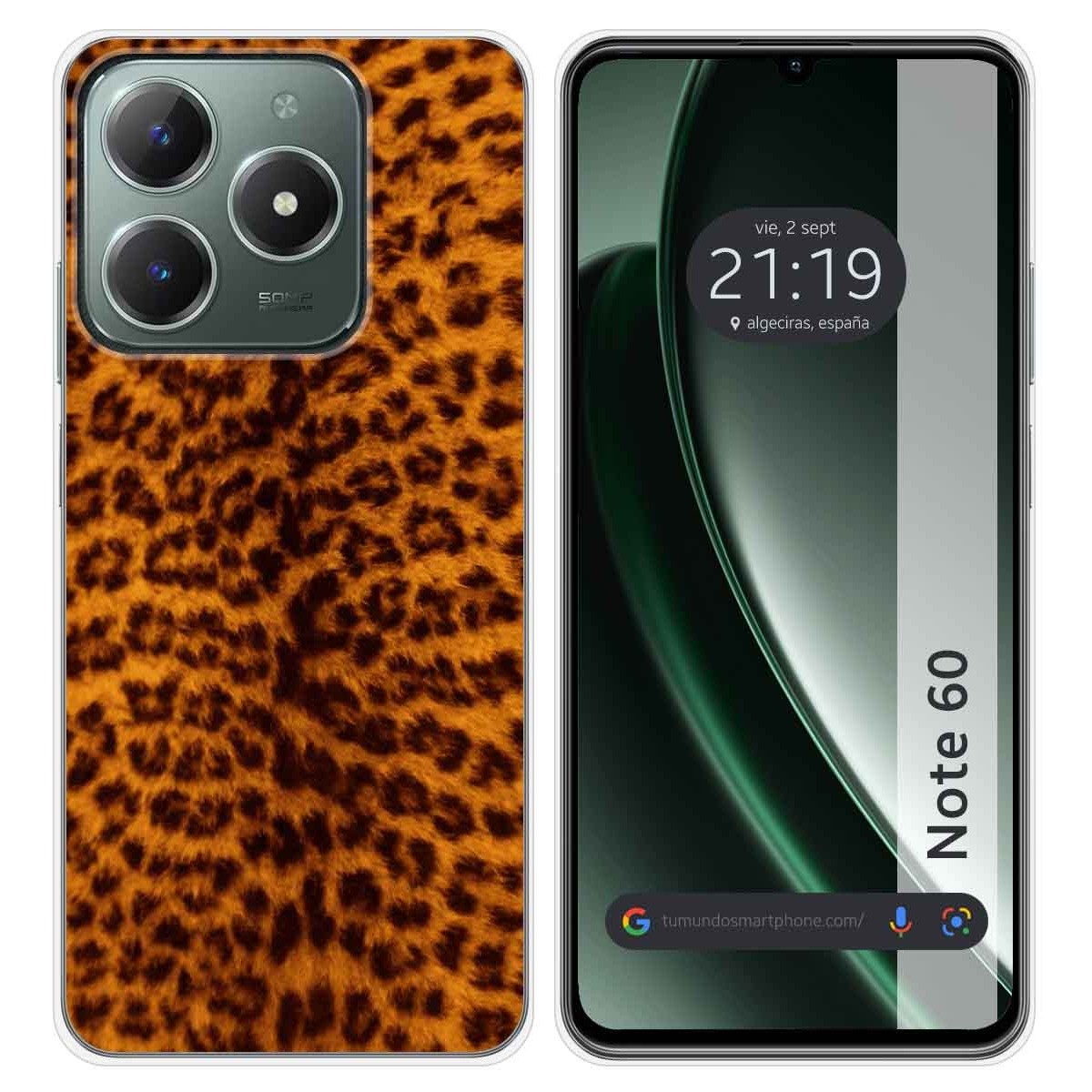 Funda Silicona para Realme Note 60 diseño Animal 03 Dibujos