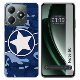 Funda Silicona para Realme Note 60 diseño Camuflaje 03 Dibujos