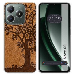Funda Silicona para Realme Note 60 diseño Cuero 03 Dibujos