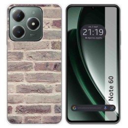Funda Silicona para Realme Note 60 diseño Ladrillo 01 Dibujos
