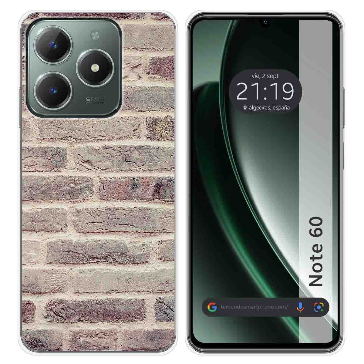 Funda Silicona para Realme Note 60 diseño Ladrillo 01 Dibujos