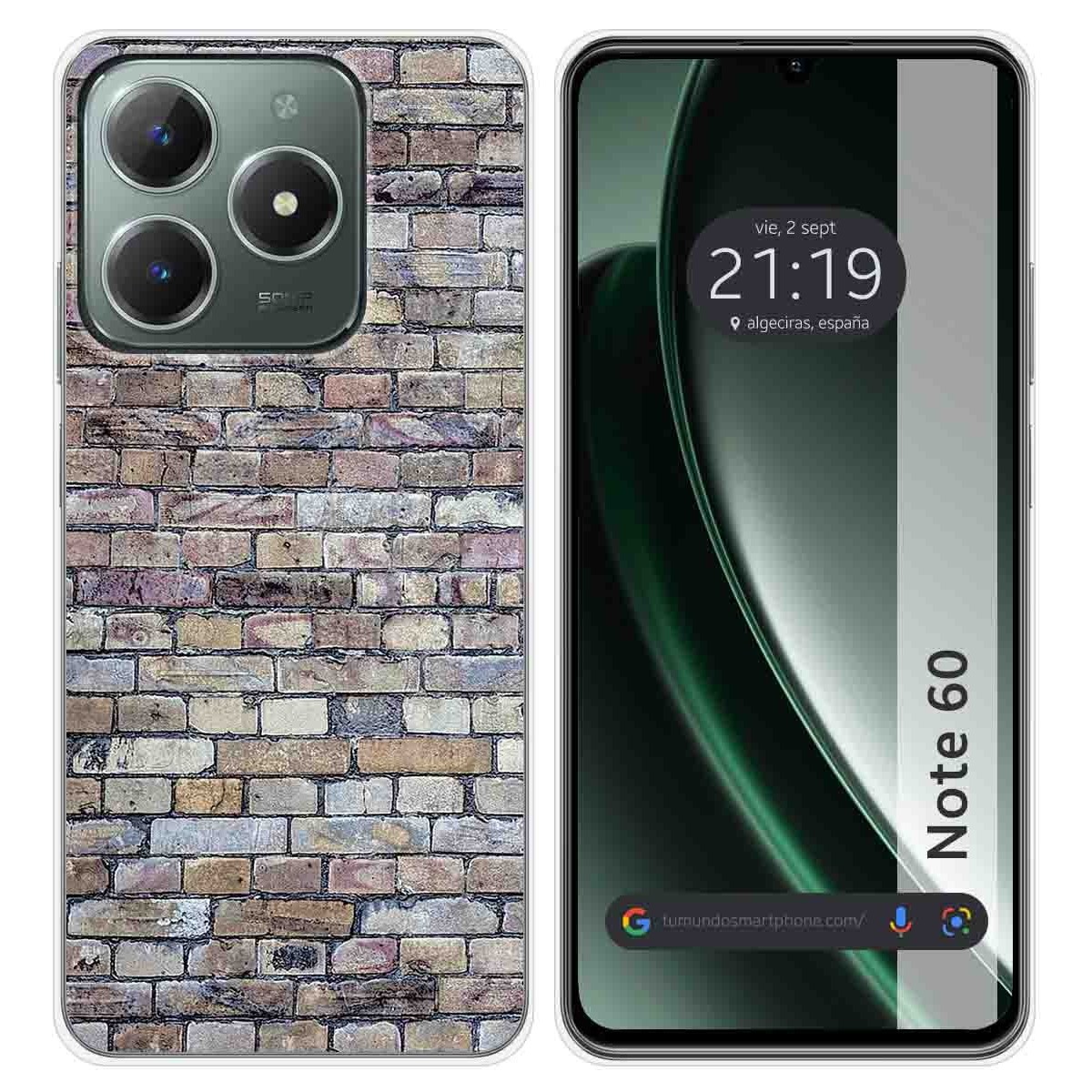 Funda Silicona para Realme Note 60 diseño Ladrillo 02 Dibujos