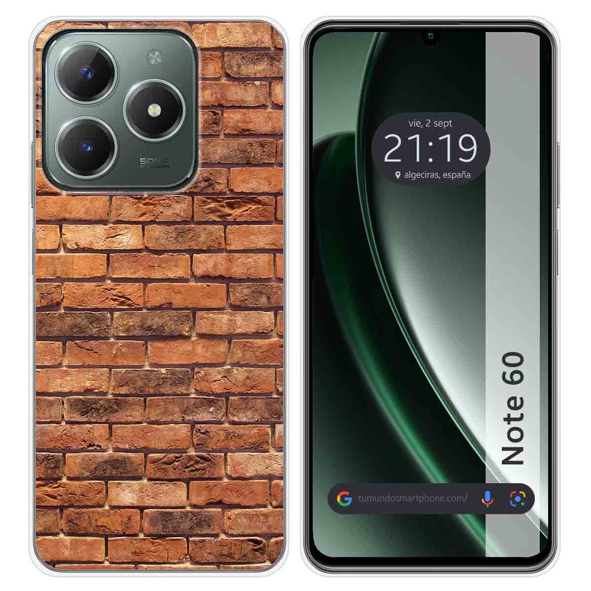 Funda Silicona para Realme Note 60 diseño Ladrillo 04 Dibujos