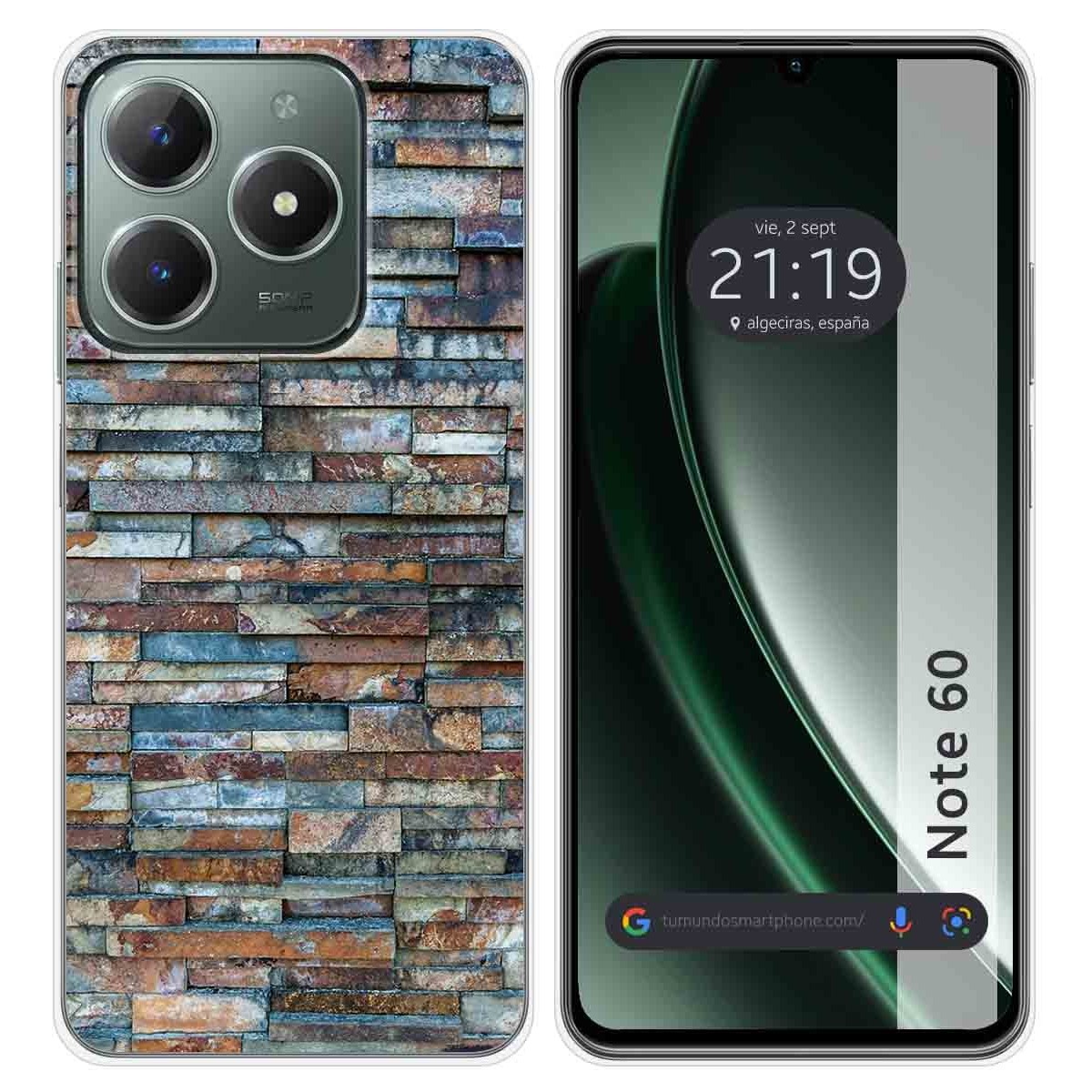 Funda Silicona para Realme Note 60 diseño Ladrillo 05 Dibujos