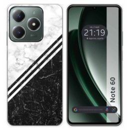 Funda Silicona para Realme Note 60 diseño Mármol 01 Dibujos