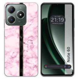 Funda Silicona para Realme Note 60 diseño Mármol 04 Dibujos