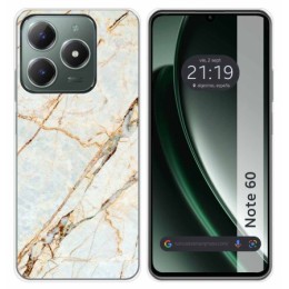 Funda Silicona para Realme Note 60 diseño Mármol 13 Dibujos