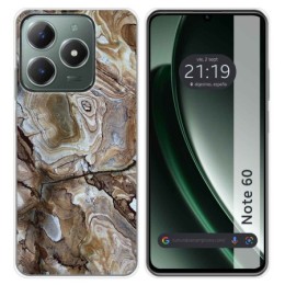 Funda Silicona para Realme Note 60 diseño Mármol 14 Dibujos