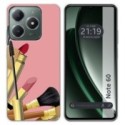 Funda Silicona para Realme Note 60 diseño Brochas Dibujos