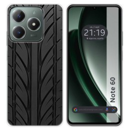 Funda Silicona para Realme Note 60 diseño Neumatico Dibujos