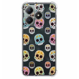 Funda Silicona Antigolpes para Realme Note 60 diseño Catrina Dibujos