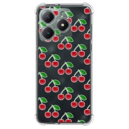 Funda Silicona Antigolpes para Realme Note 60 diseño Cerezas Dibujos
