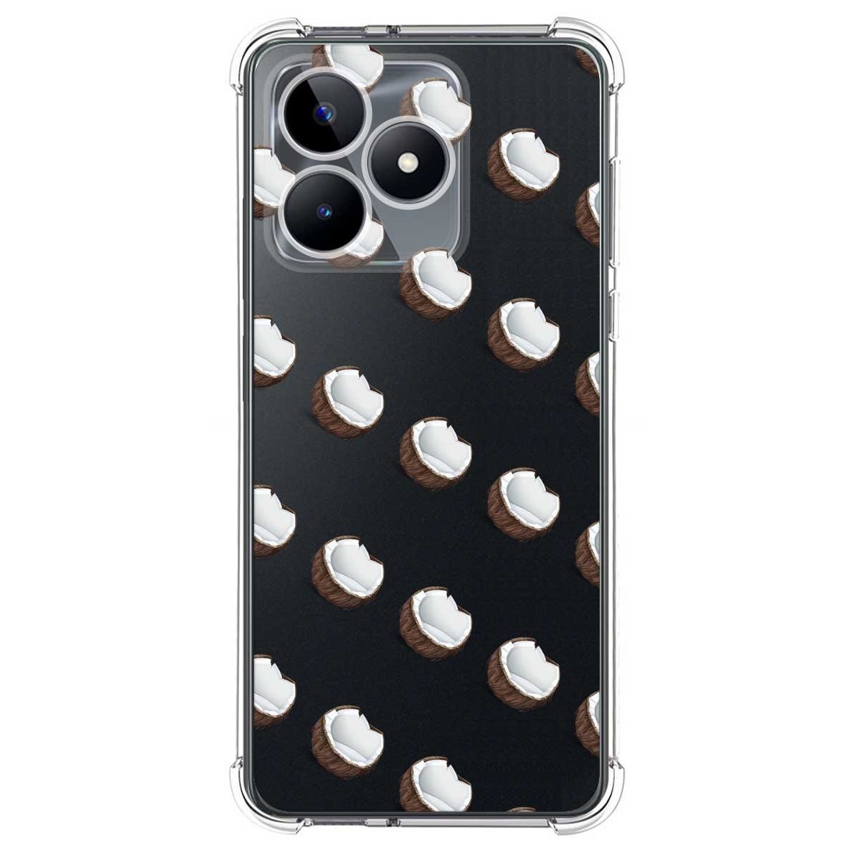 Funda Silicona Antigolpes para Realme Note 60 diseño Cocos Dibujos