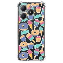 Funda Silicona Antigolpes para Realme Note 60 diseño Dulces 02 Dibujos