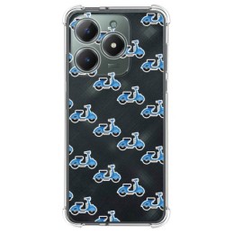 Funda Silicona Antigolpes para Realme Note 60 diseño Scooter Dibujos