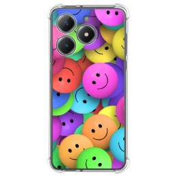 Funda Silicona Antigolpes para Realme Note 60 diseño Smile Dibujos